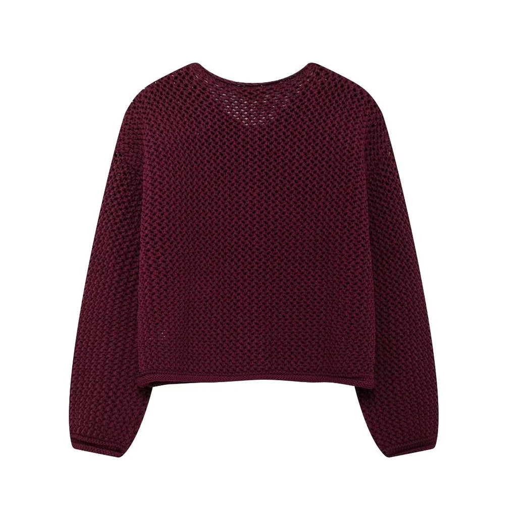 Fall Clothes 2024 Women Long Sleeve Top Knitted Luxury Designer Korean Fashion Cardigans For Woman Vintage Sweater Single Breast