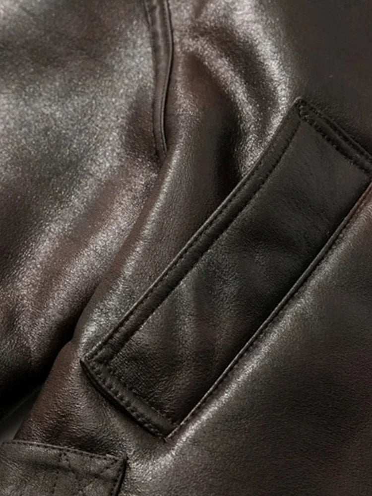 New Women Thick Warm Faux Leather Fur Jacket Autumn Winter Female Streetwear Moto Biker Zipper Coat Vintage Outwear 2025