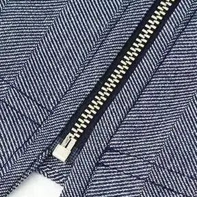 HH Autumn Women Chic Zipper Lapel Long Sleeves Short Jacket+High Waist Side Pocket Casual Loose Solid Trousers 2-Piece Set