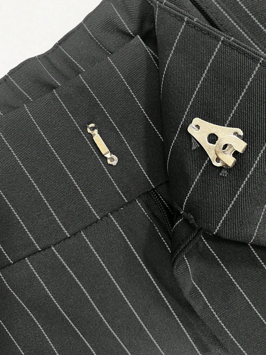 Women Low Drop Waist Casual Work Business Waist Button Design Elastic Waist Color Block Striped Long Pants,Suitable for Office